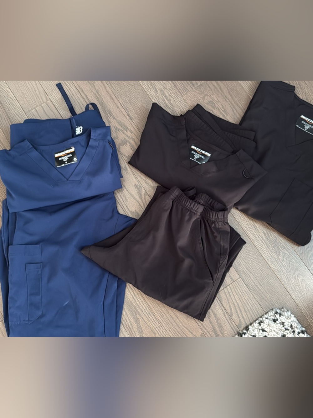 Scrub Sets - Navy & Black Men’s Pants and Tops